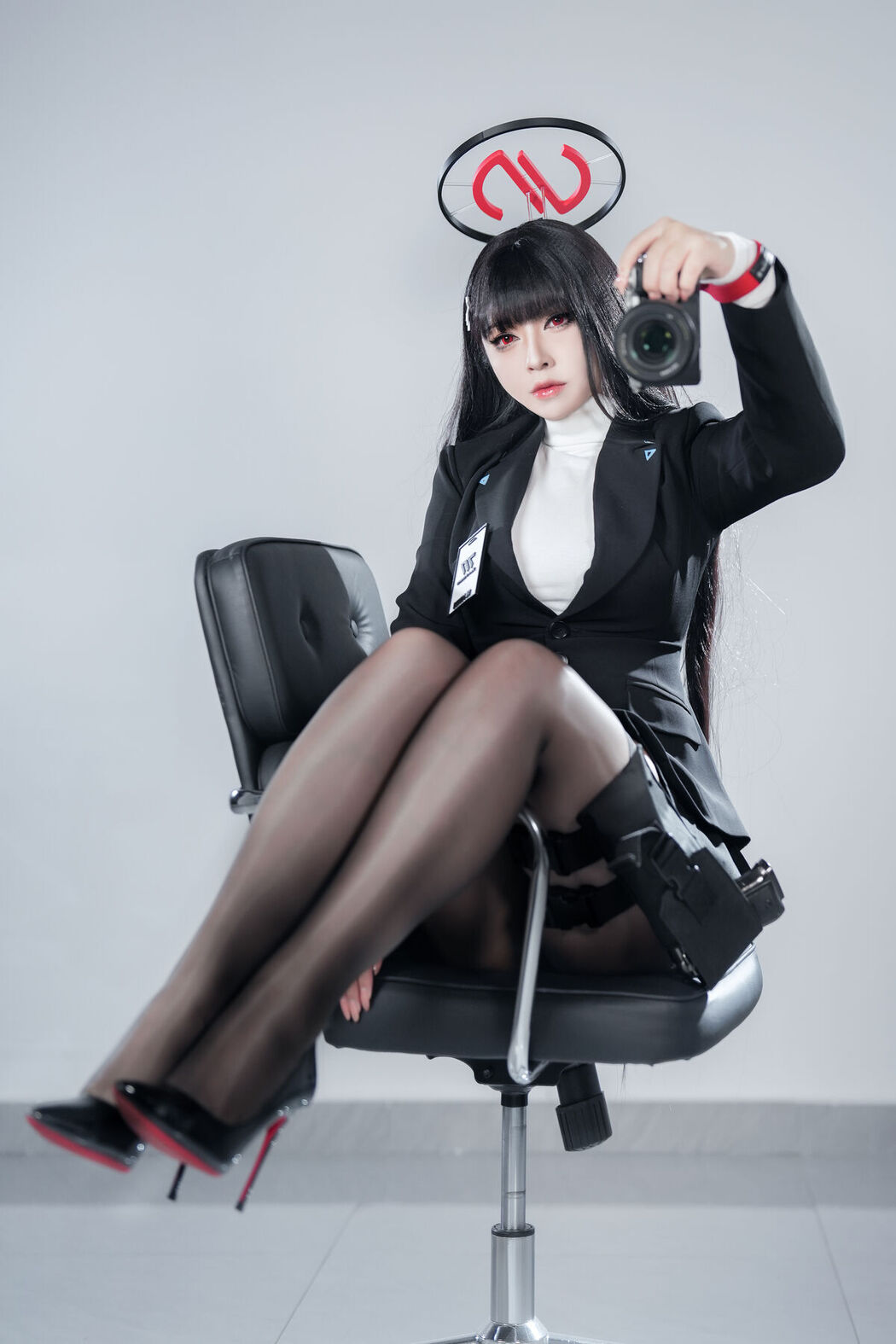 Coser@半半子 – 碧蓝档案 调月莉音 (60P)