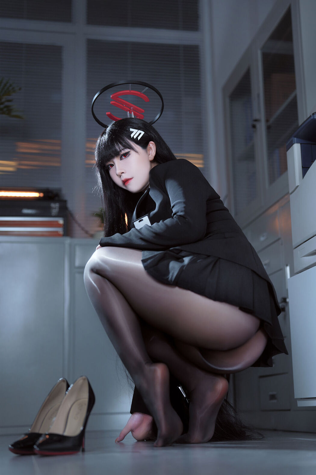 Coser@半半子 – 碧蓝档案 调月莉音 (60P)