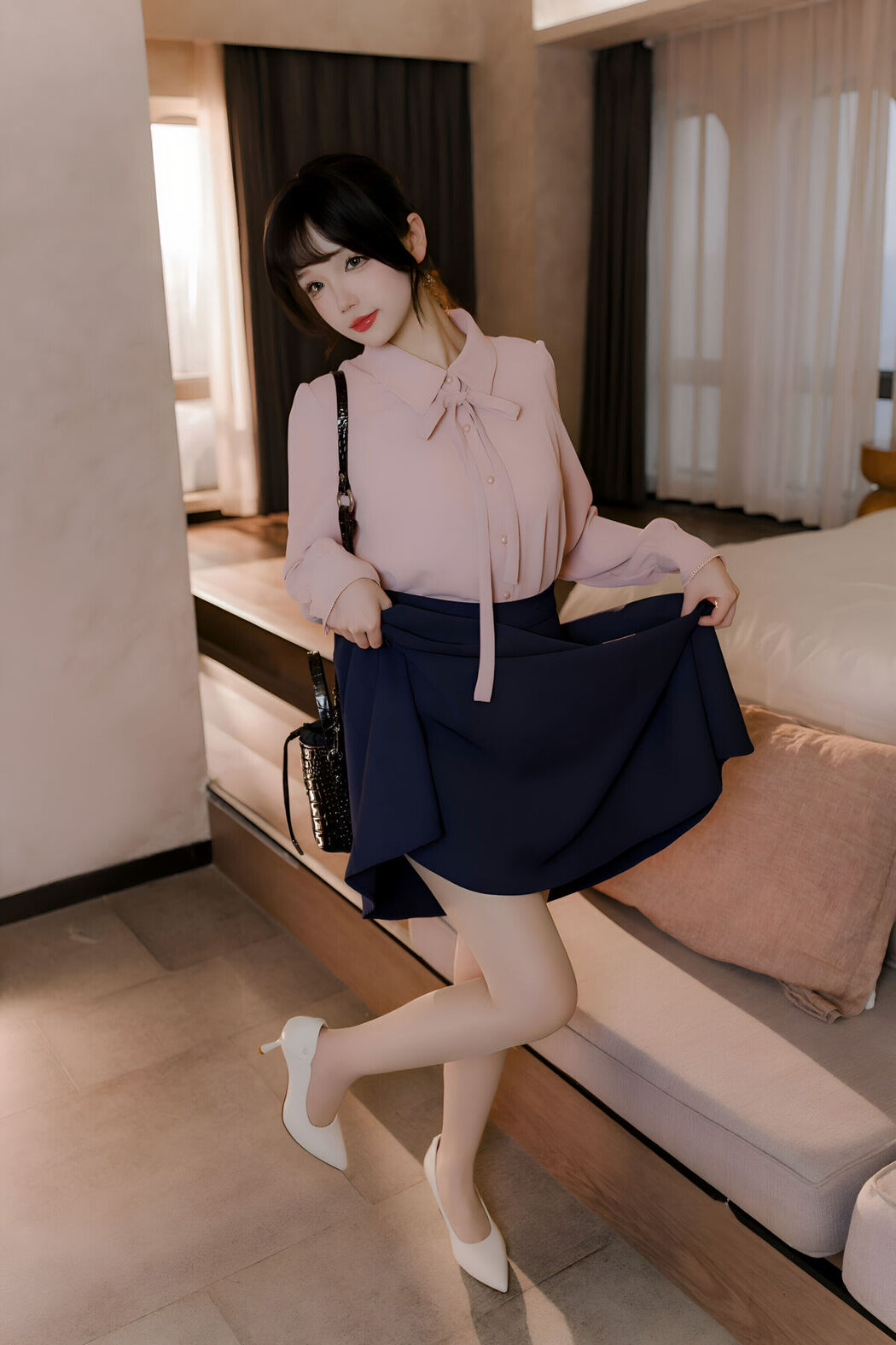 Coser@雪晴Astra – 肉丝通勤OL (72P – 1V)