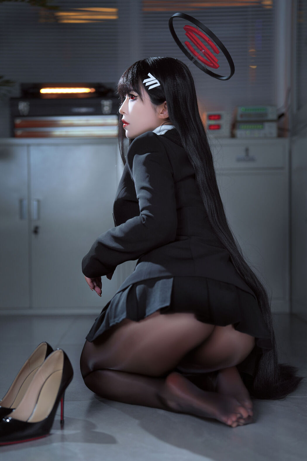 Coser@半半子 – 碧蓝档案 调月莉音 (60P)