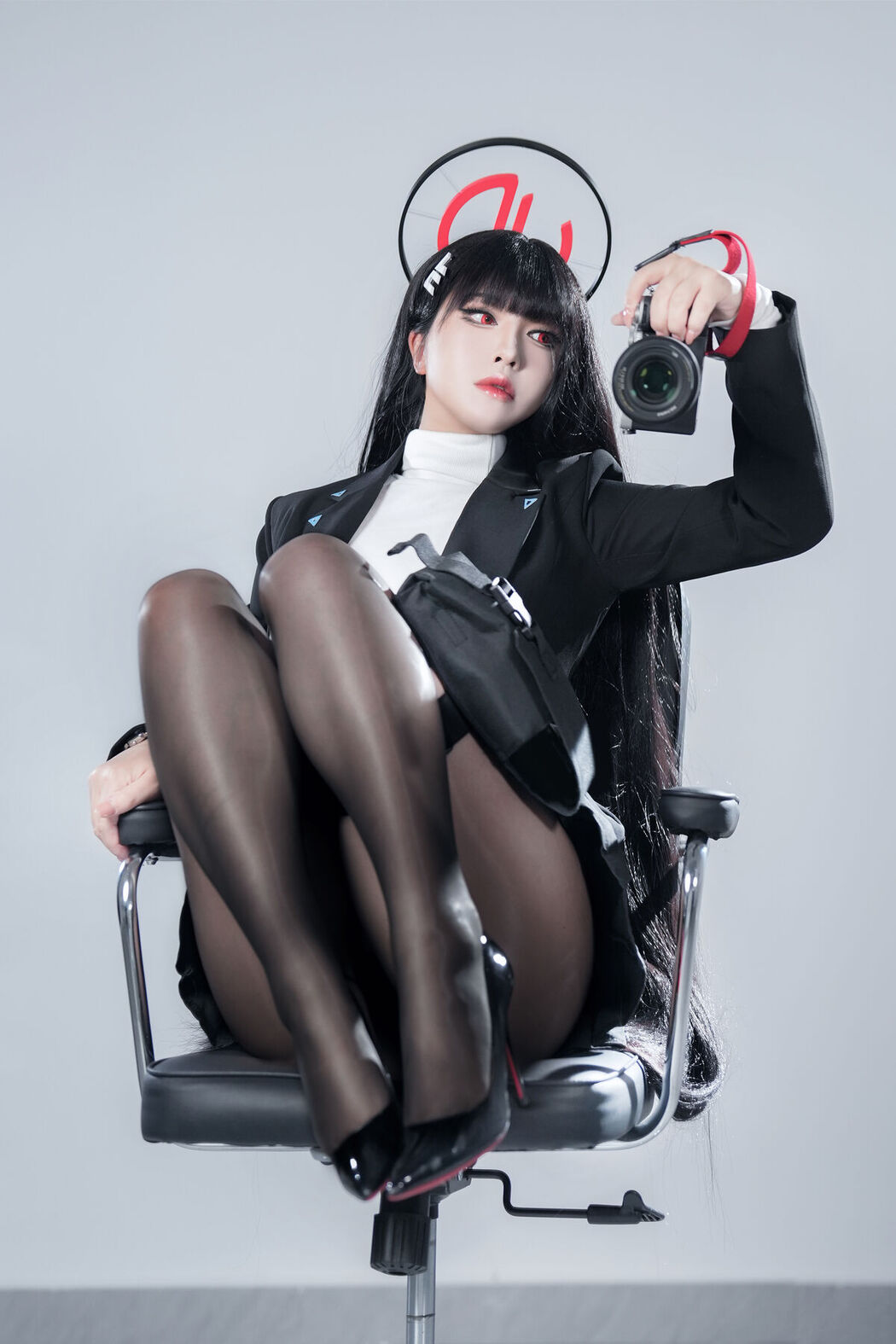 Coser@半半子 – 碧蓝档案 调月莉音 (60P)