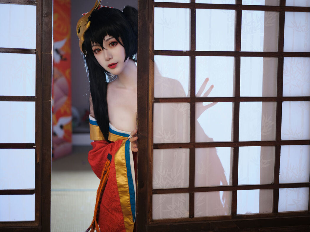 Coser@一米八的大梨子 – 大凤和服 (32P)