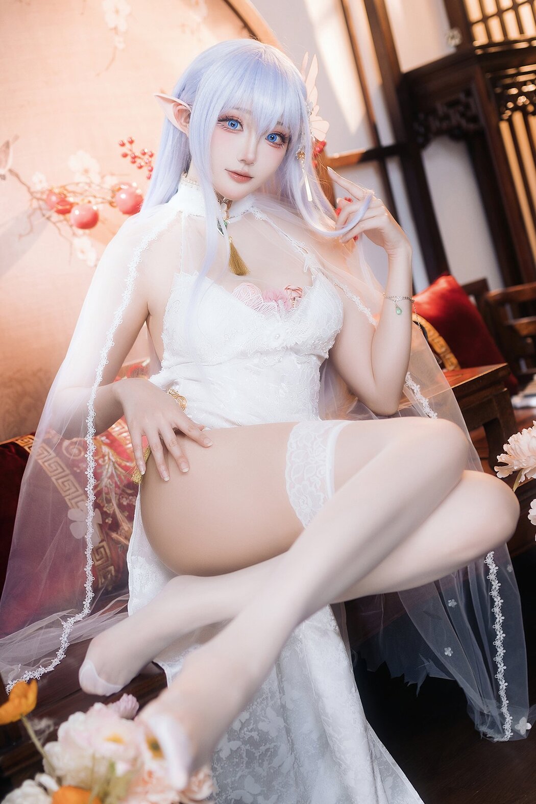 Coser@瓜希酱 – 阿尔比恩旗袍 (20P) Cover Photo