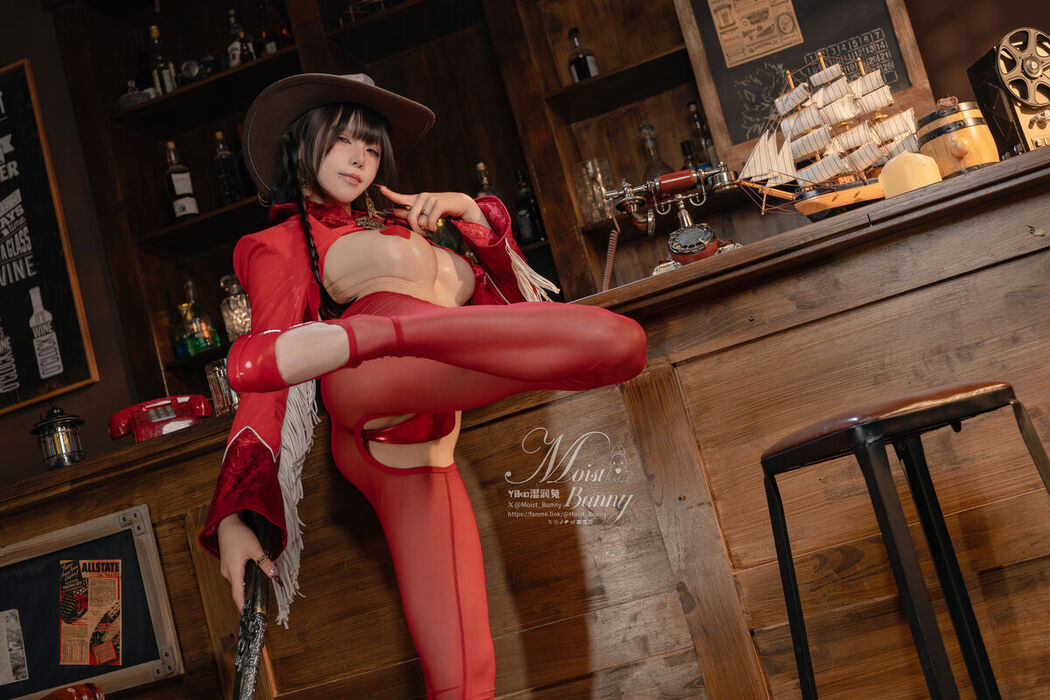 Coser@黏黏团子兔 – 06月作品 西部逆兔女郎Thirsty Part02 (55P)