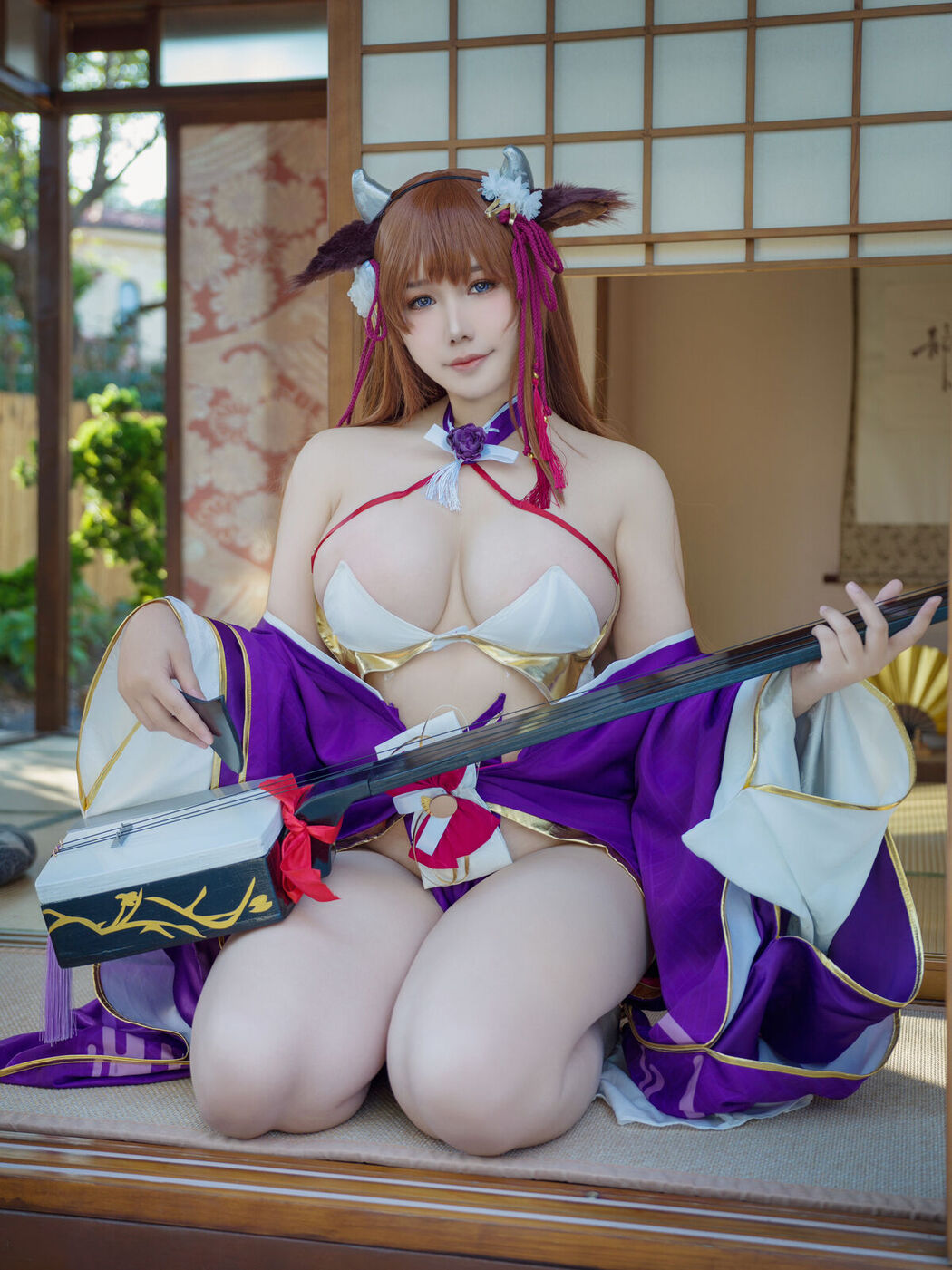 Coser@麻花麻花酱 &#8211; 碧蓝航线 樫野 牛牛 (29P &#8211; 1V)