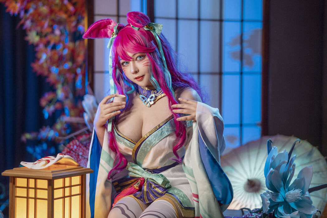 Coser@Kaneko_咔喵 – 英雄联盟 灵魂莲华 阿狸 (17P – 1V)