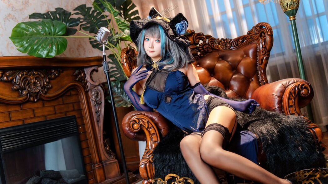 Coser@喜欢爱理吗 – 柴郡旗袍 (37P)