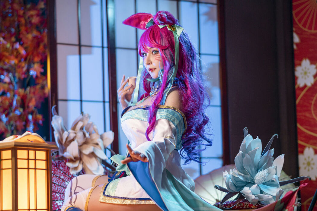 Coser@Kaneko_咔喵 – 英雄联盟 灵魂莲华 阿狸 (17P – 1V)