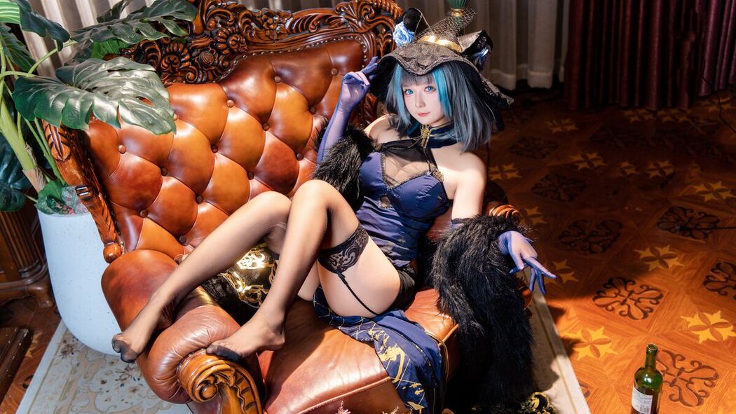 Coser@喜欢爱理吗 – 柴郡旗袍 (37P)