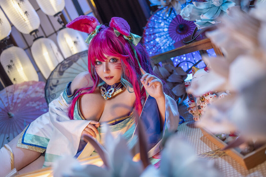 Coser@Kaneko_咔喵 – 英雄联盟 灵魂莲华 阿狸 (17P – 1V)