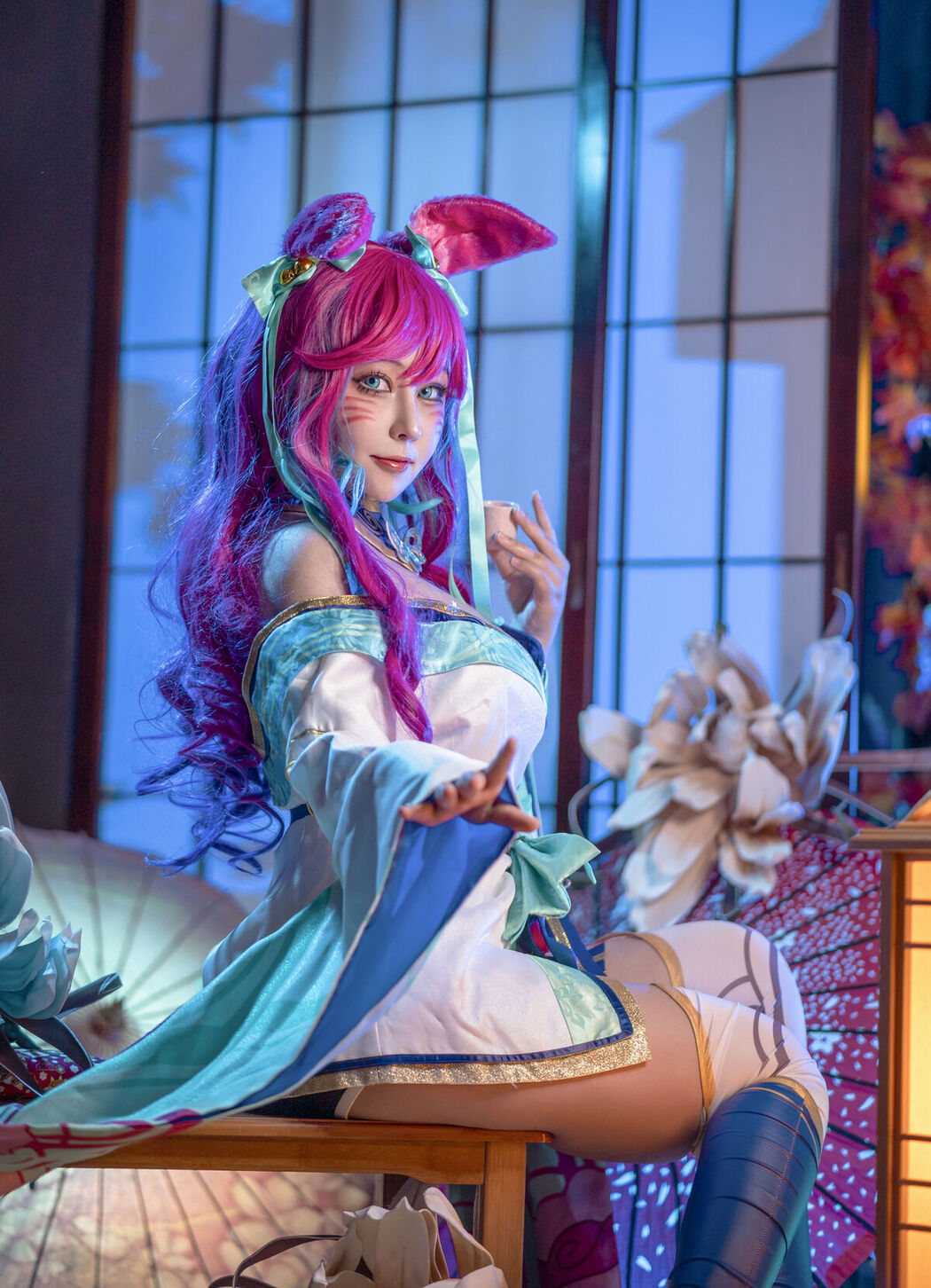 Coser@Kaneko_咔喵 – 英雄联盟 灵魂莲华 阿狸 (17P – 1V)