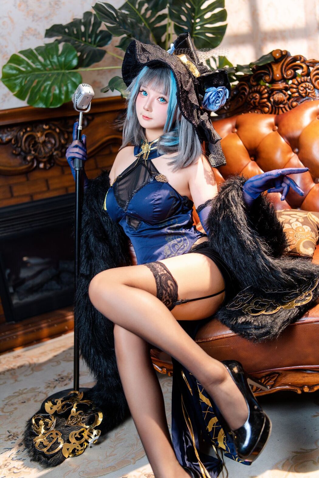 Coser@喜欢爱理吗 – 柴郡旗袍 (37P)