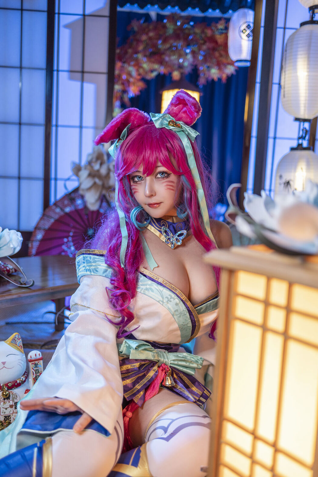 Coser@Kaneko_咔喵 – 英雄联盟 灵魂莲华 阿狸 (17P – 1V)