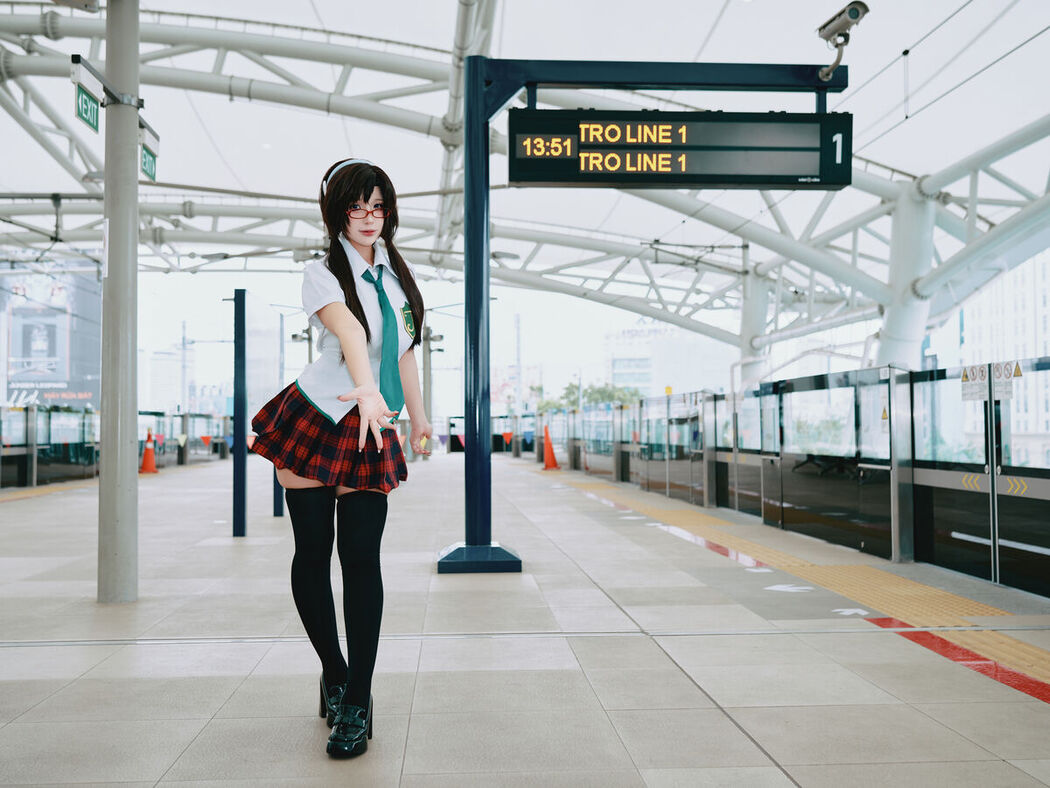 Coser@Puypuy – 真希波 Mari Swimsuit Part01 (69P)