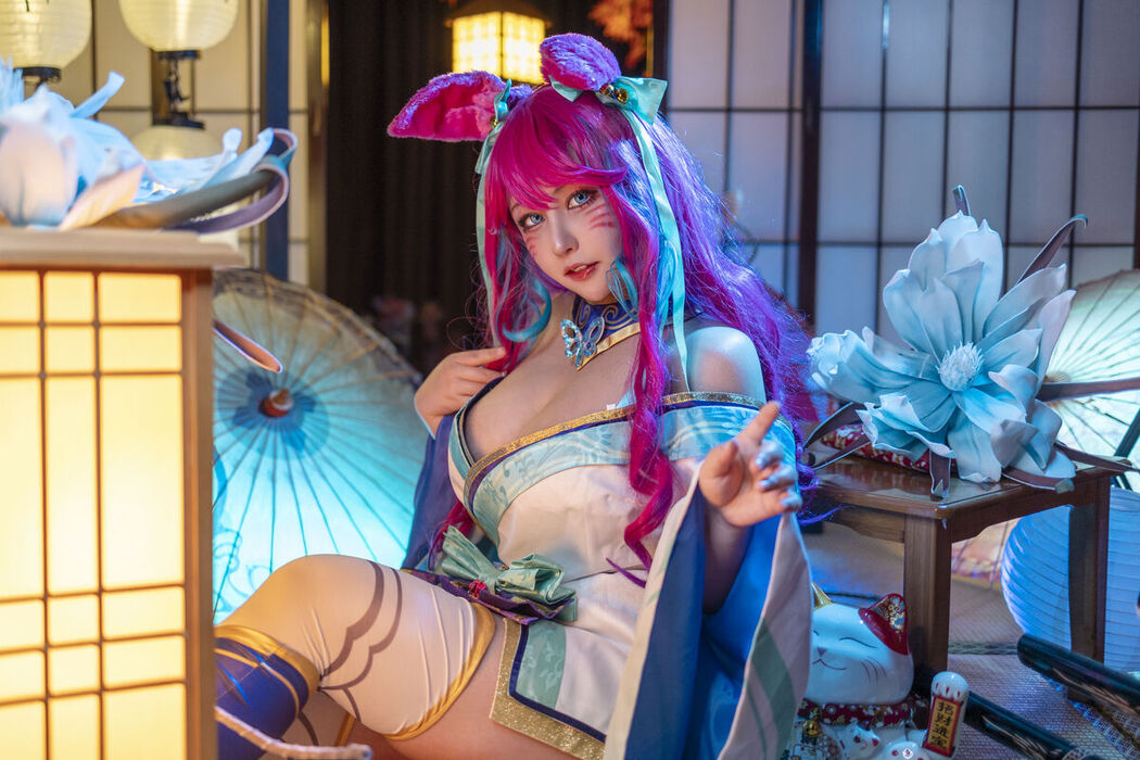 Coser@Kaneko_咔喵 – 英雄联盟 灵魂莲华 阿狸 (17P – 1V)