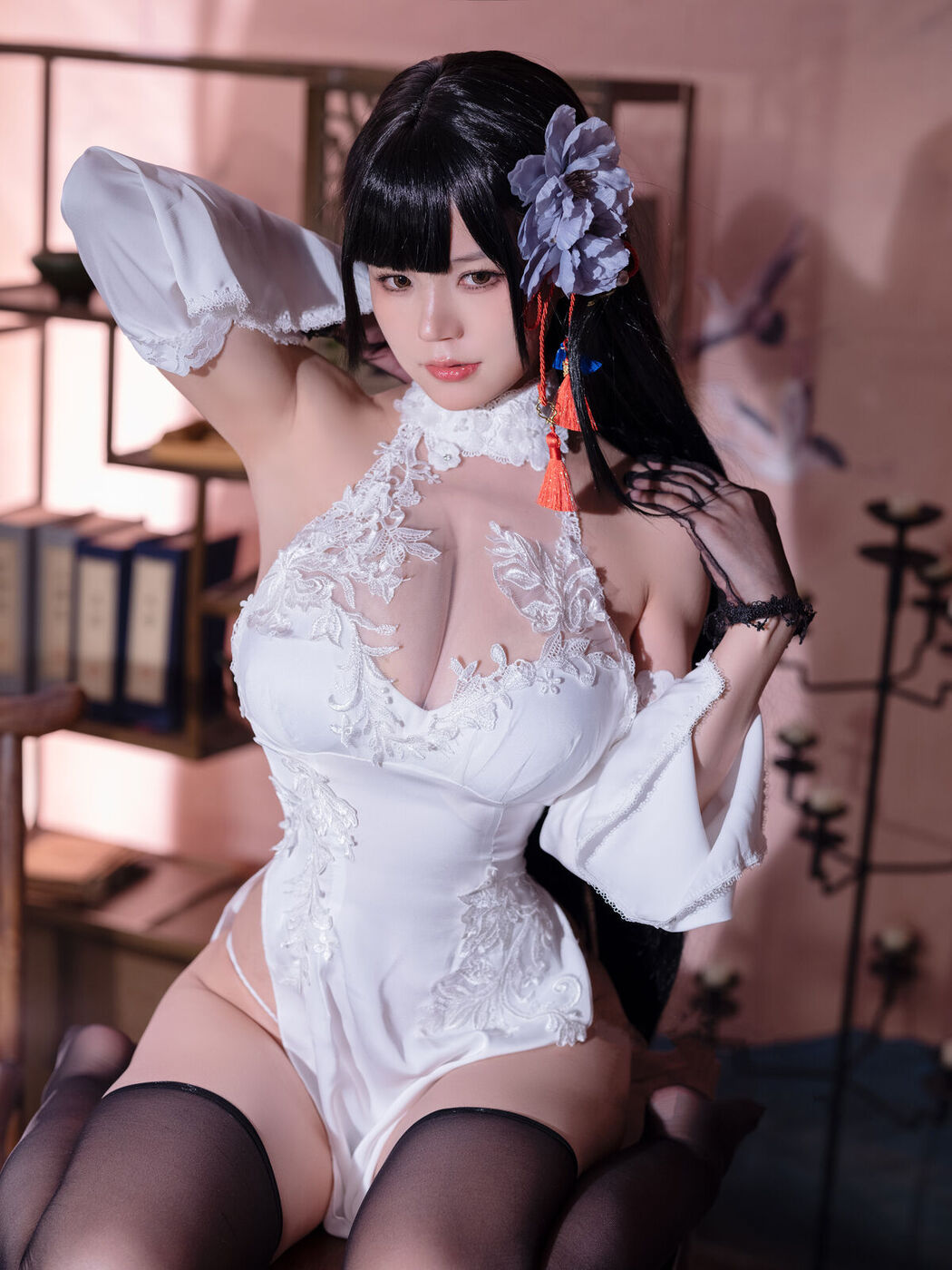 Coser@小仓千代w &#8211; 碧蓝航线 逸仙 旗袍改 (20P)
