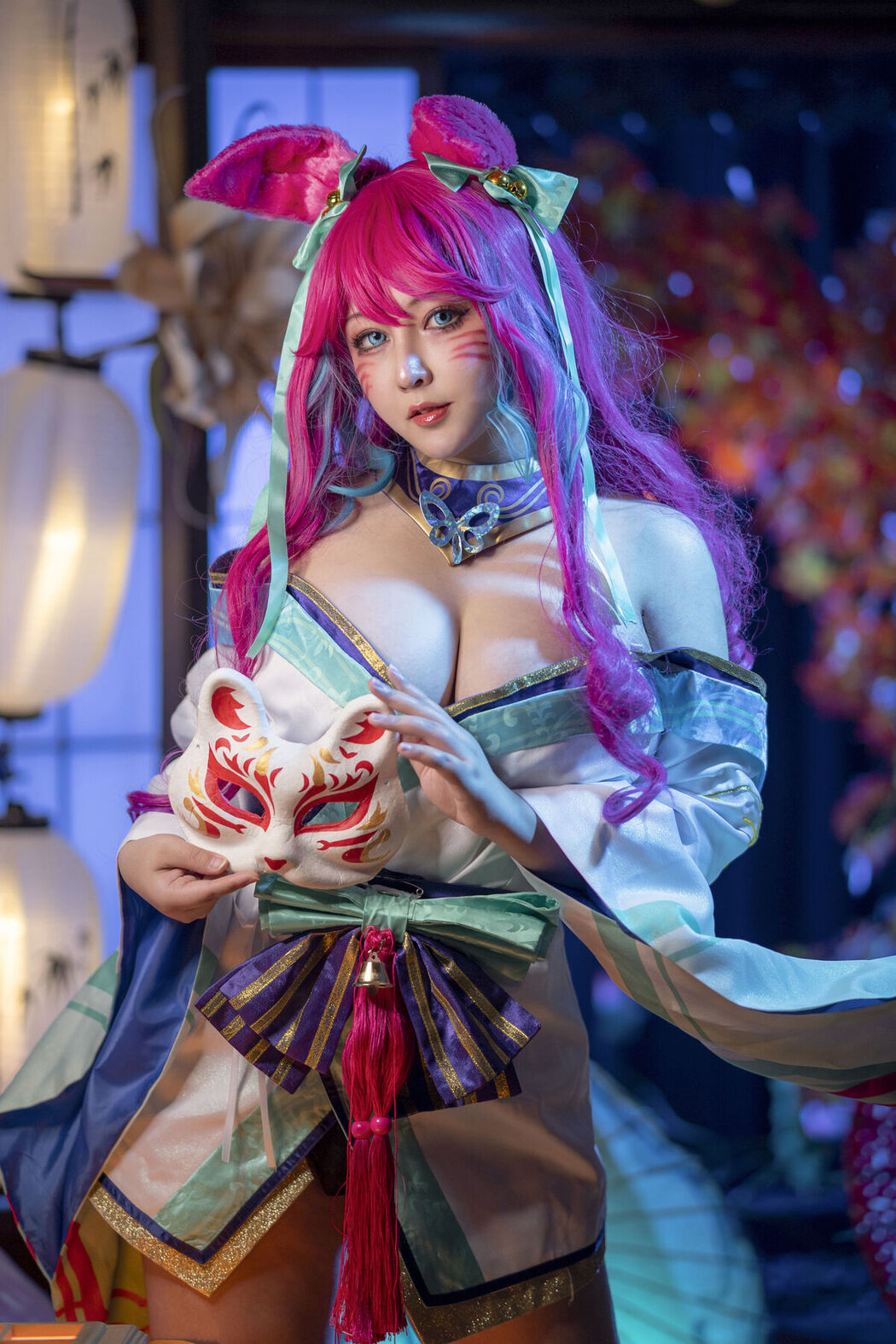 Coser@Kaneko_咔喵 – 英雄联盟 灵魂莲华 阿狸 (17P – 1V)