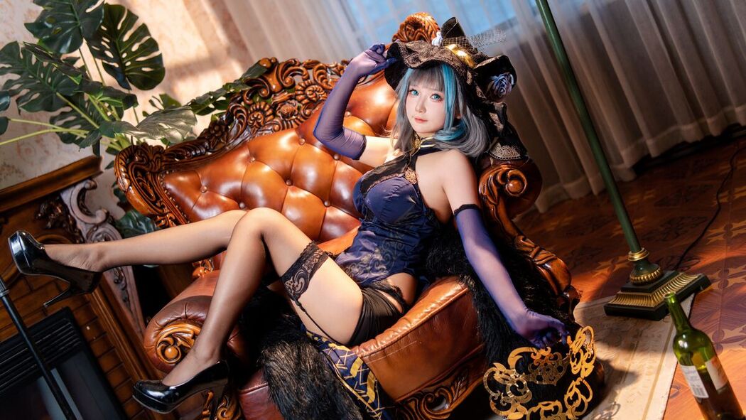 Coser@喜欢爱理吗 – 柴郡旗袍 (37P)