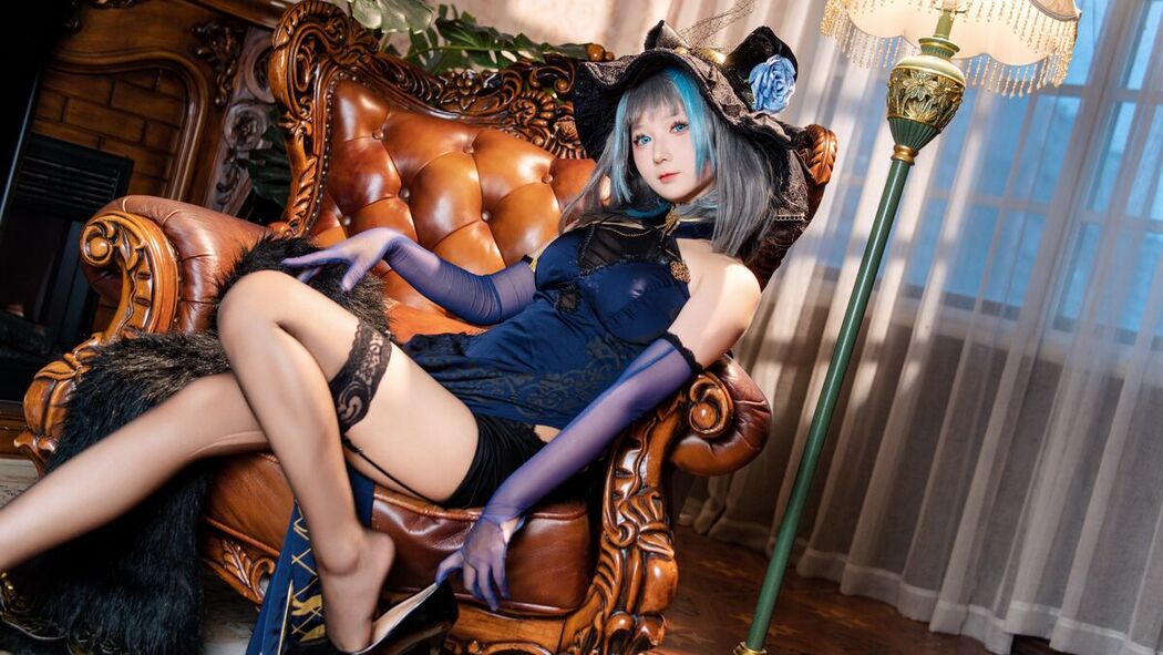 Coser@喜欢爱理吗 – 柴郡旗袍 (37P)