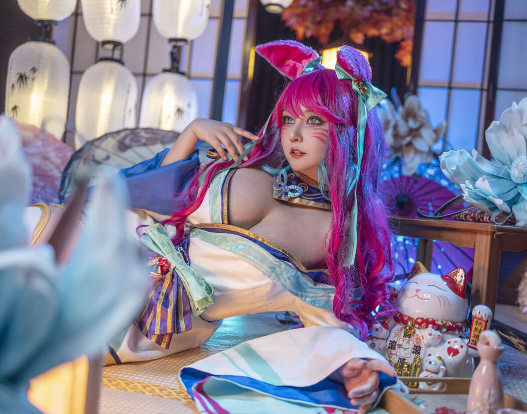 Coser@Kaneko_咔喵 – 英雄联盟 灵魂莲华 阿狸 (17P – 1V)