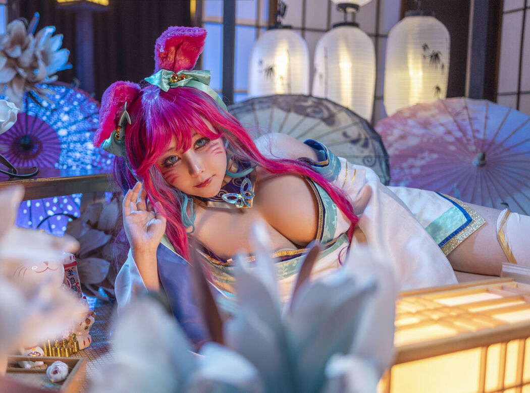 Coser@Kaneko_咔喵 – 英雄联盟 灵魂莲华 阿狸 (17P – 1V)