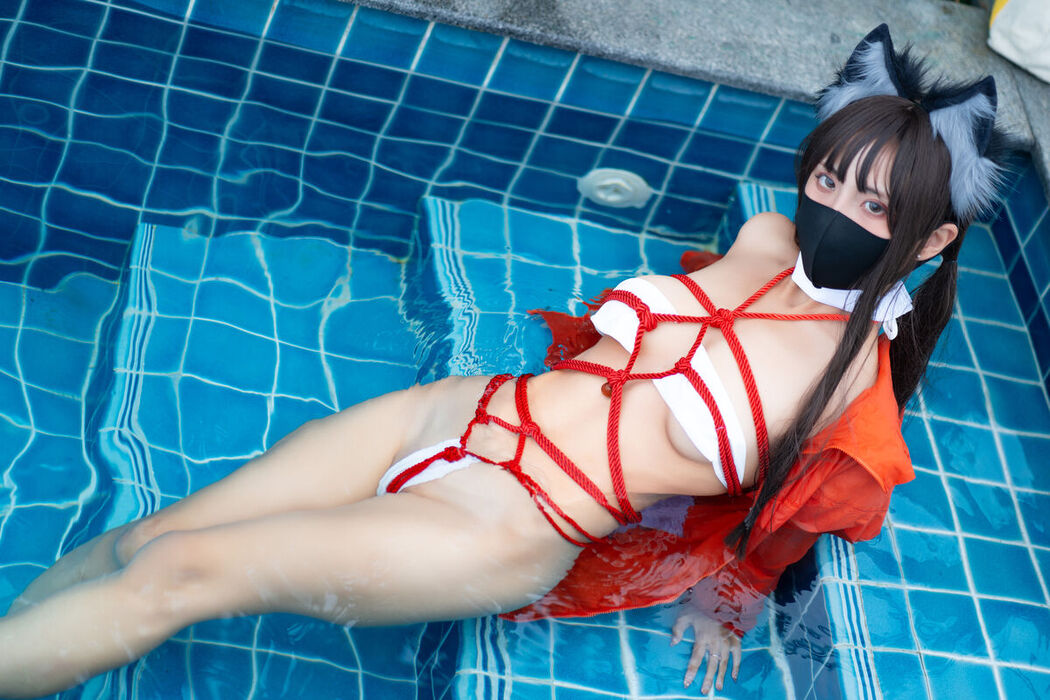 Coser@职业奶妈三水子 &#8211; 束缚巫女 (56P)