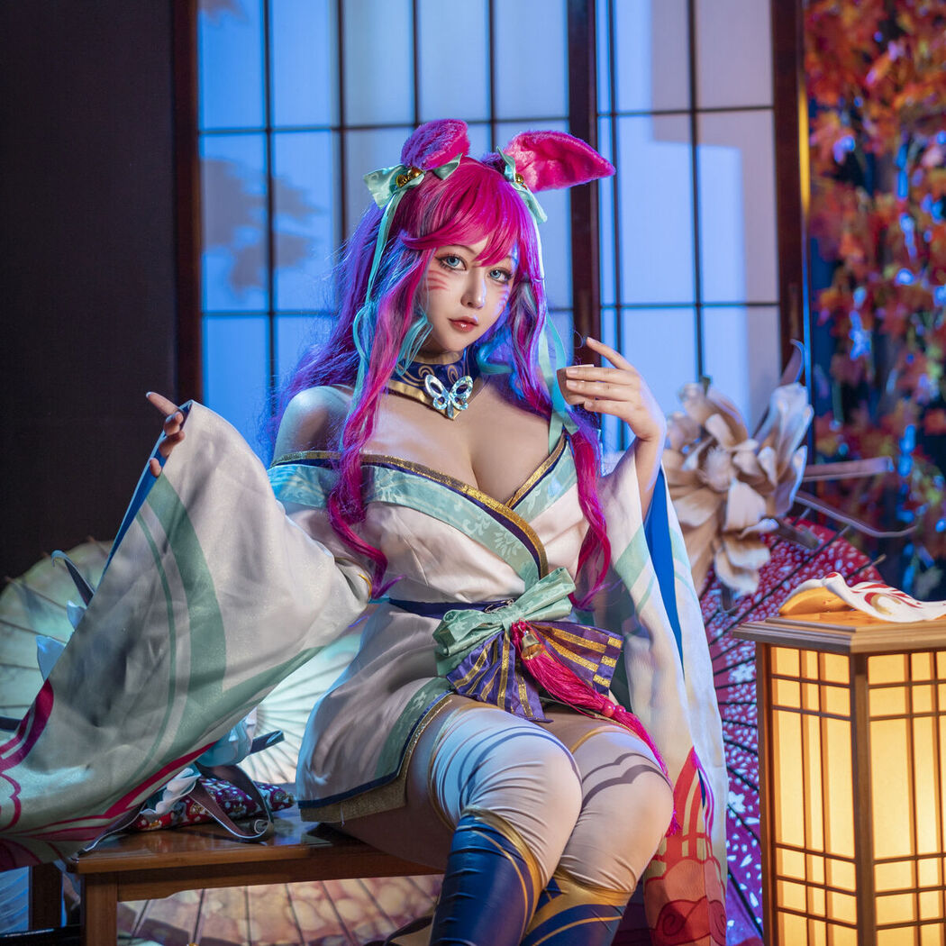 Coser@Kaneko_咔喵 – 英雄联盟 灵魂莲华 阿狸 (17P – 1V)