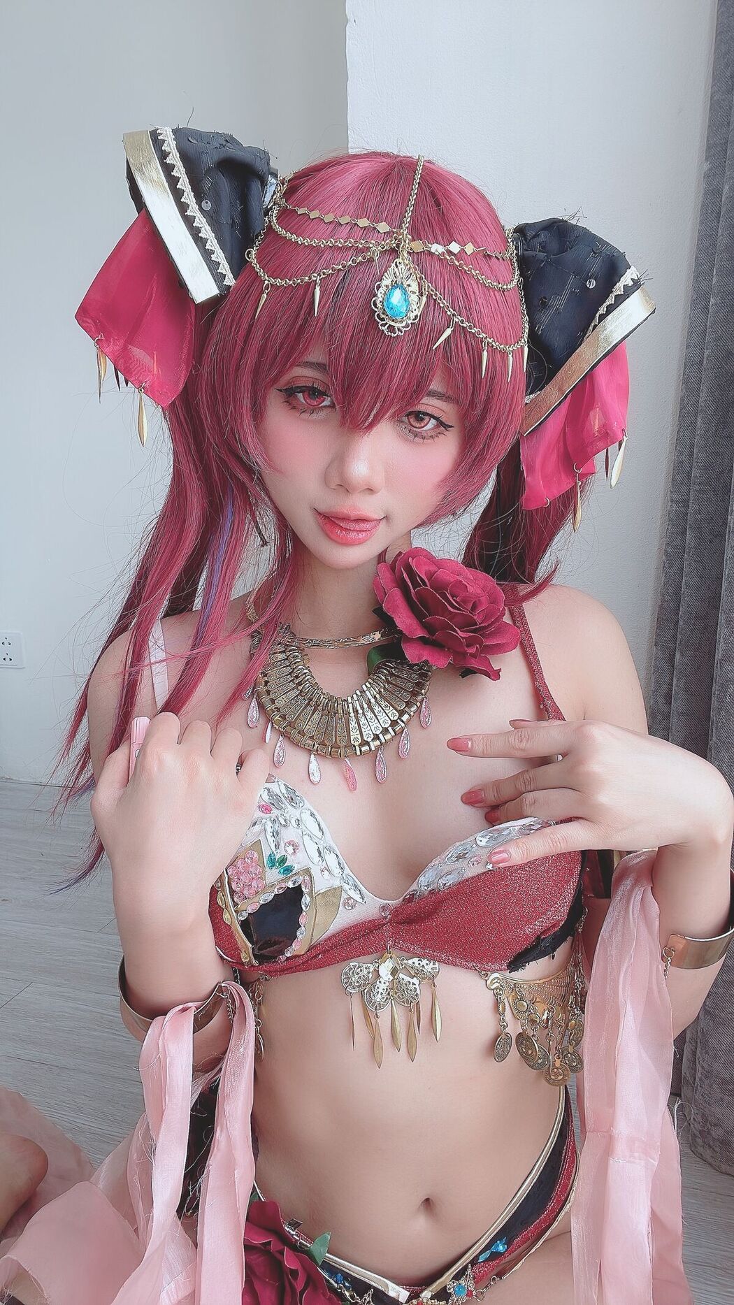 Coser@PoppaChan &#8211; Marine Houshou Part01 (56P &#8211; 9V)