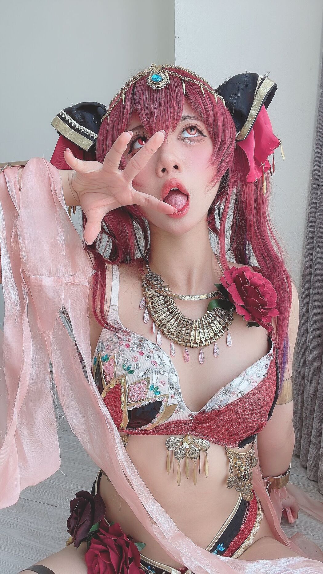 Coser@PoppaChan &#8211; Marine Houshou Part01 (56P &#8211; 9V)