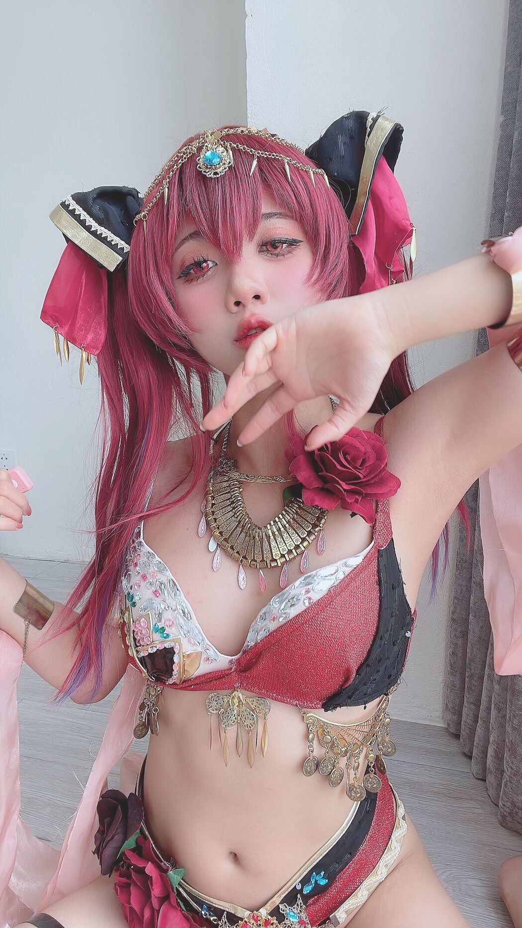 Coser@PoppaChan &#8211; Marine Houshou Part01 (56P &#8211; 9V)