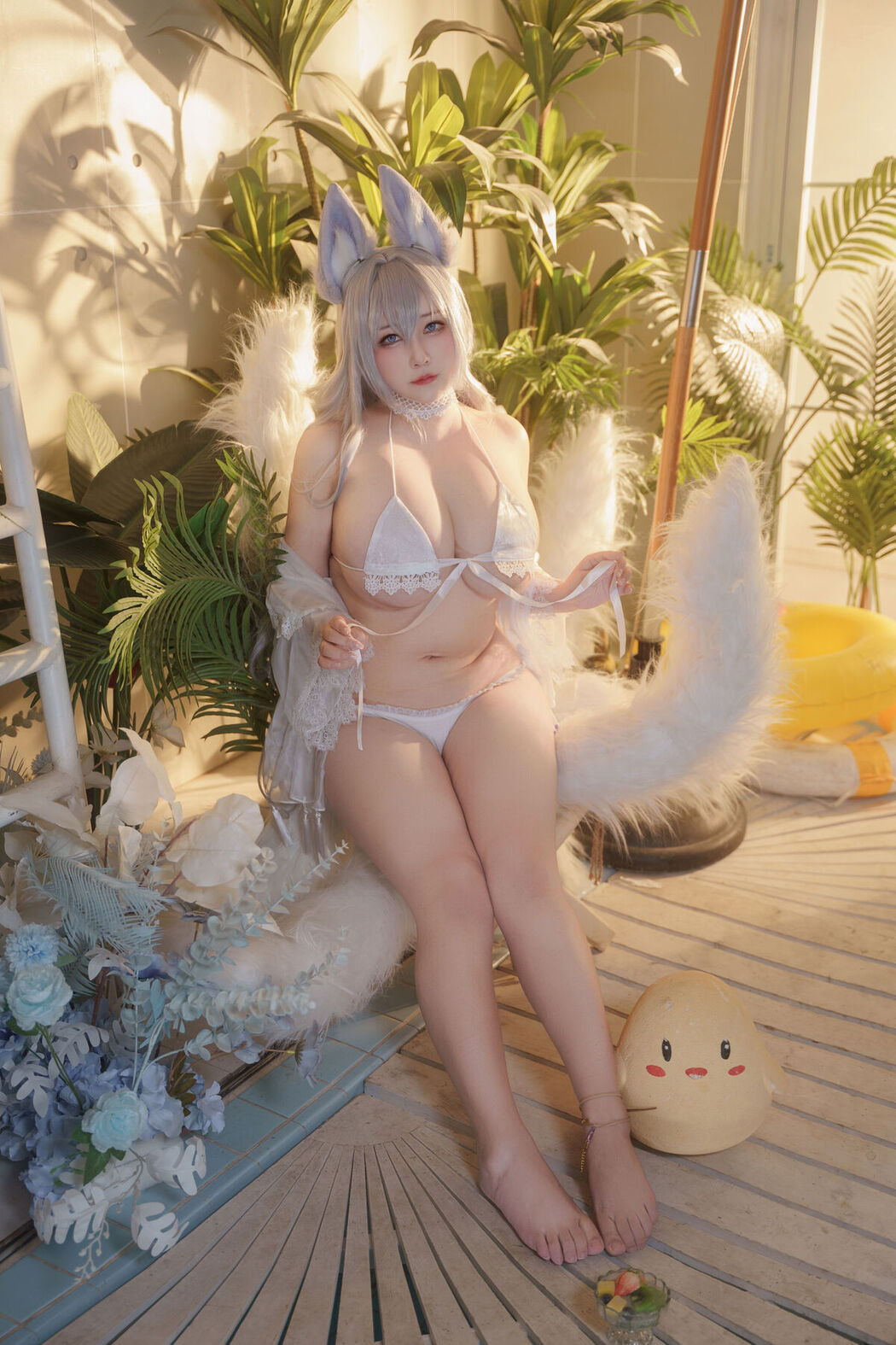 Coser@Kaneko_咔喵 – 碧蓝航线 信浓 泳装水着 (49P)