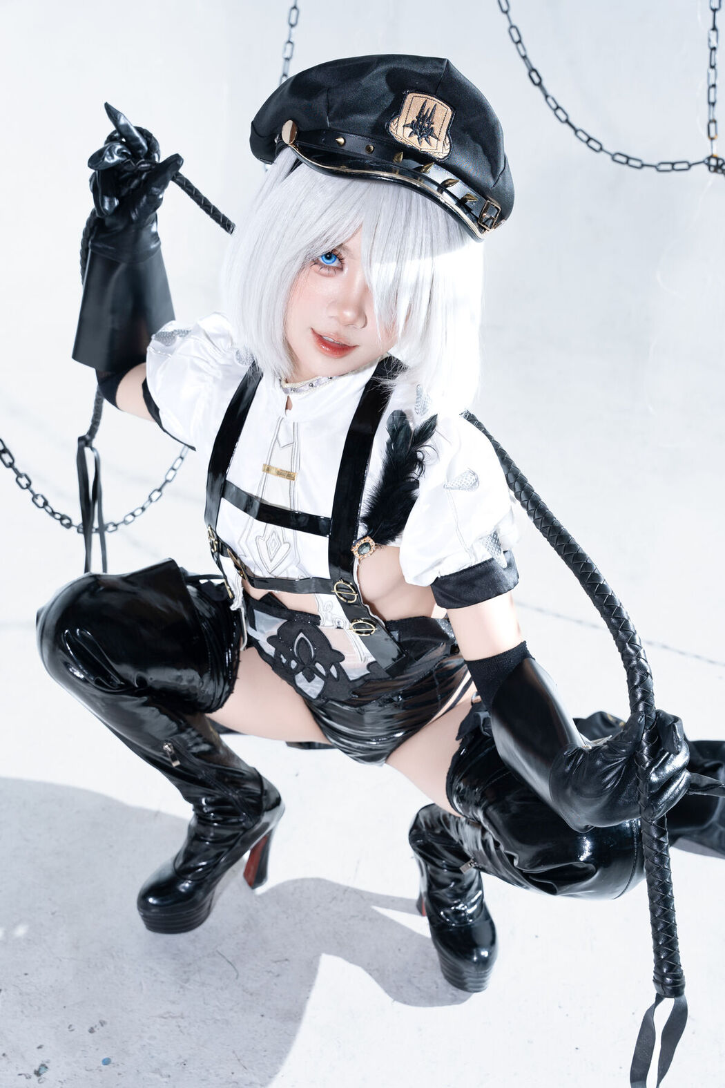 Coser@PoppaChan &#8211; 2B Police (43P)