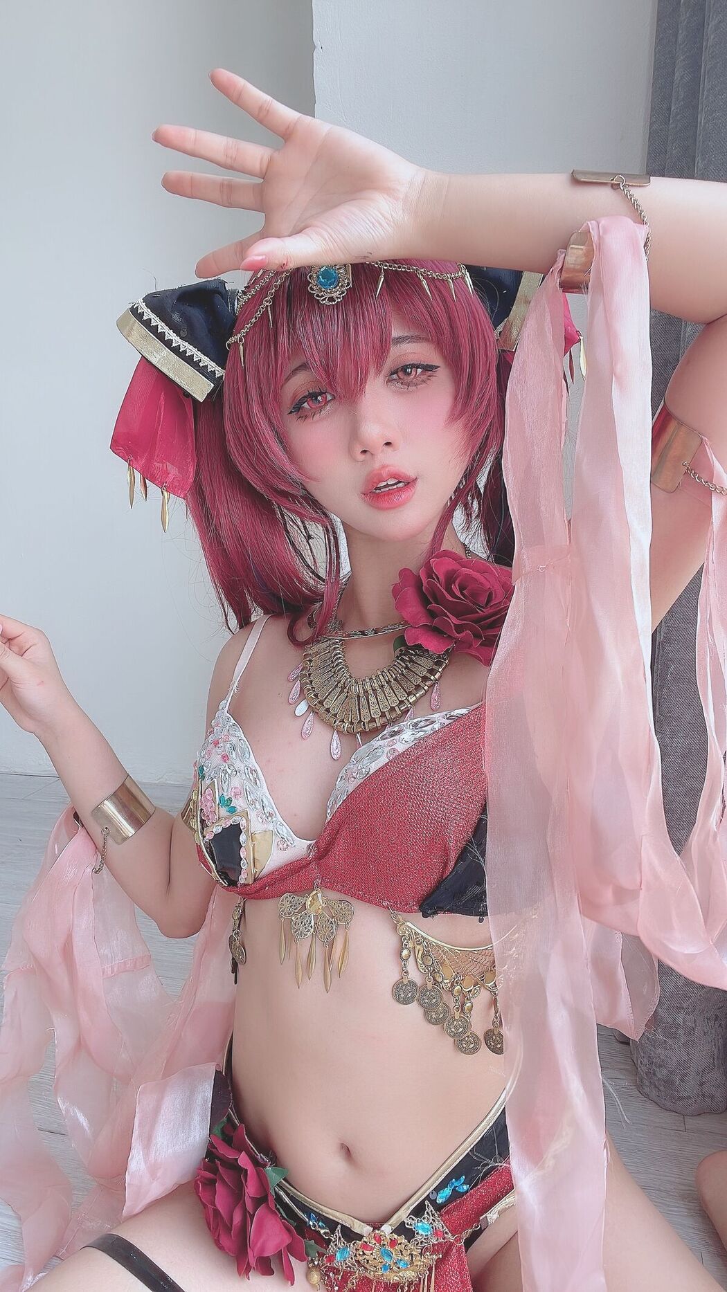 Coser@PoppaChan &#8211; Marine Houshou Part01 (56P &#8211; 9V)