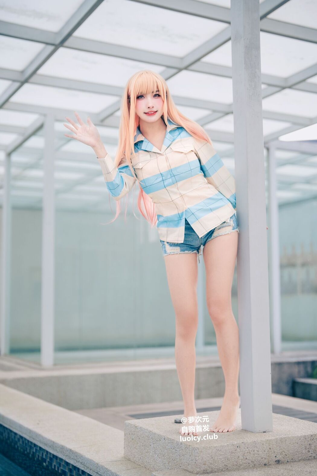 Coser@慕慕Momo &#8211; Marin 海夢 &#8211; Ver.泳裝 (62P &#8211; 3V)