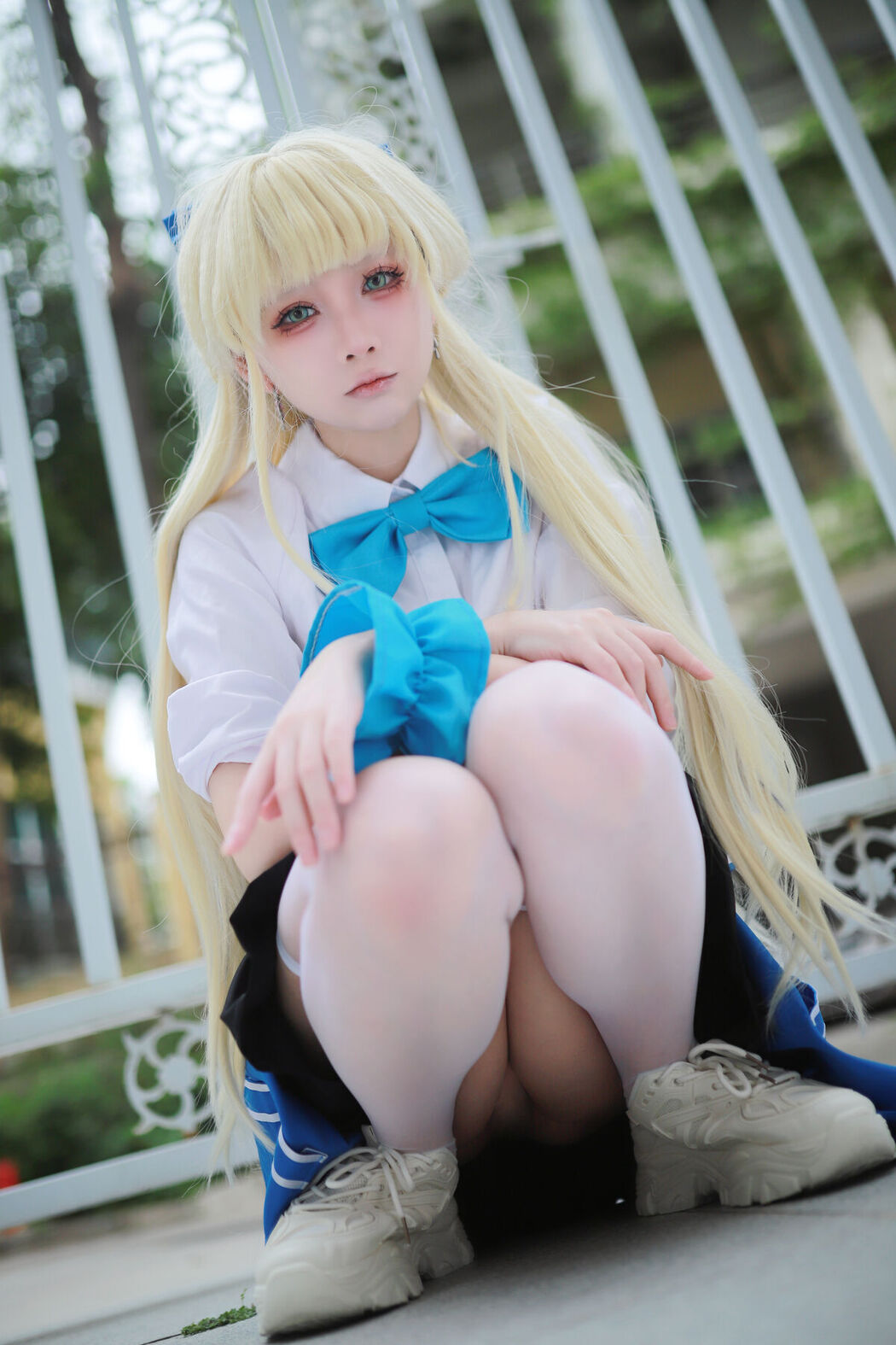 Coser@上杉绘梨落 – 蔚蓝档案 飞鸟马时 校服 (47P)