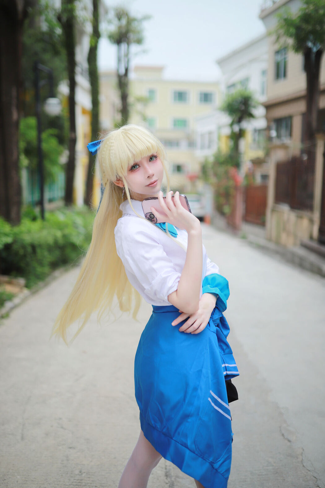 Coser@上杉绘梨落 – 蔚蓝档案 飞鸟马时 校服 (47P)