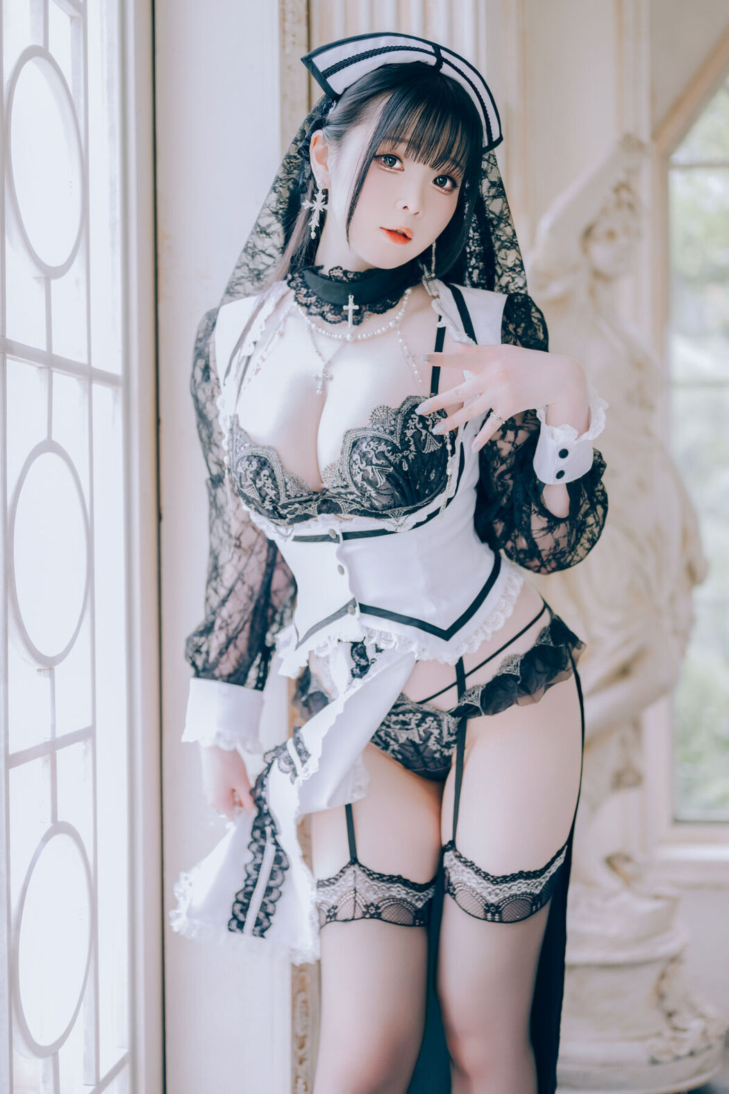 Coser@霜月shimo &#8211; Holy Church Confession Night (81P)