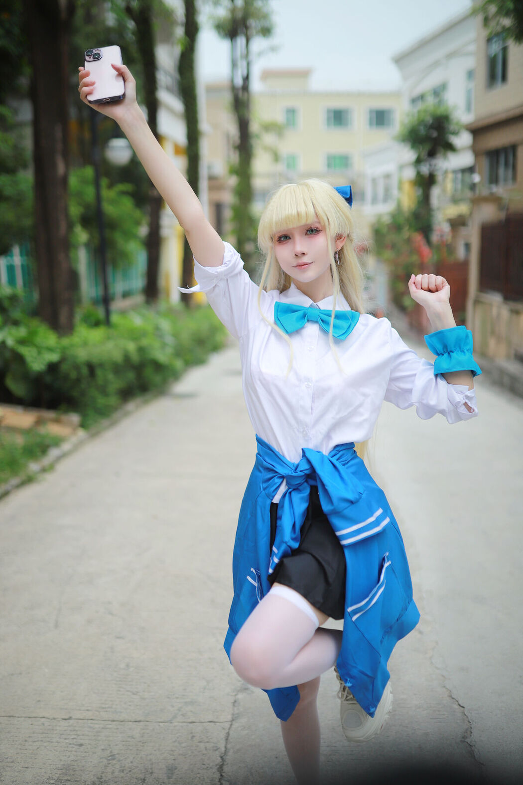 Coser@上杉绘梨落 – 蔚蓝档案 飞鸟马时 校服 (47P)