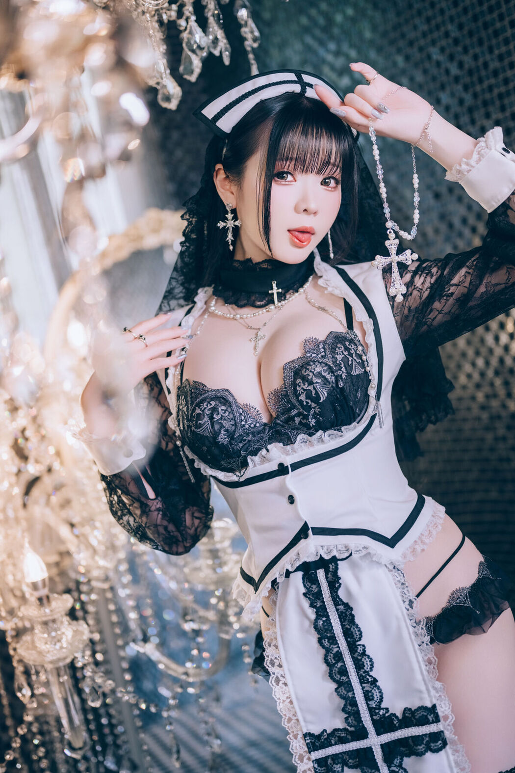 Coser@霜月shimo &#8211; Holy Church Confession Night (81P)