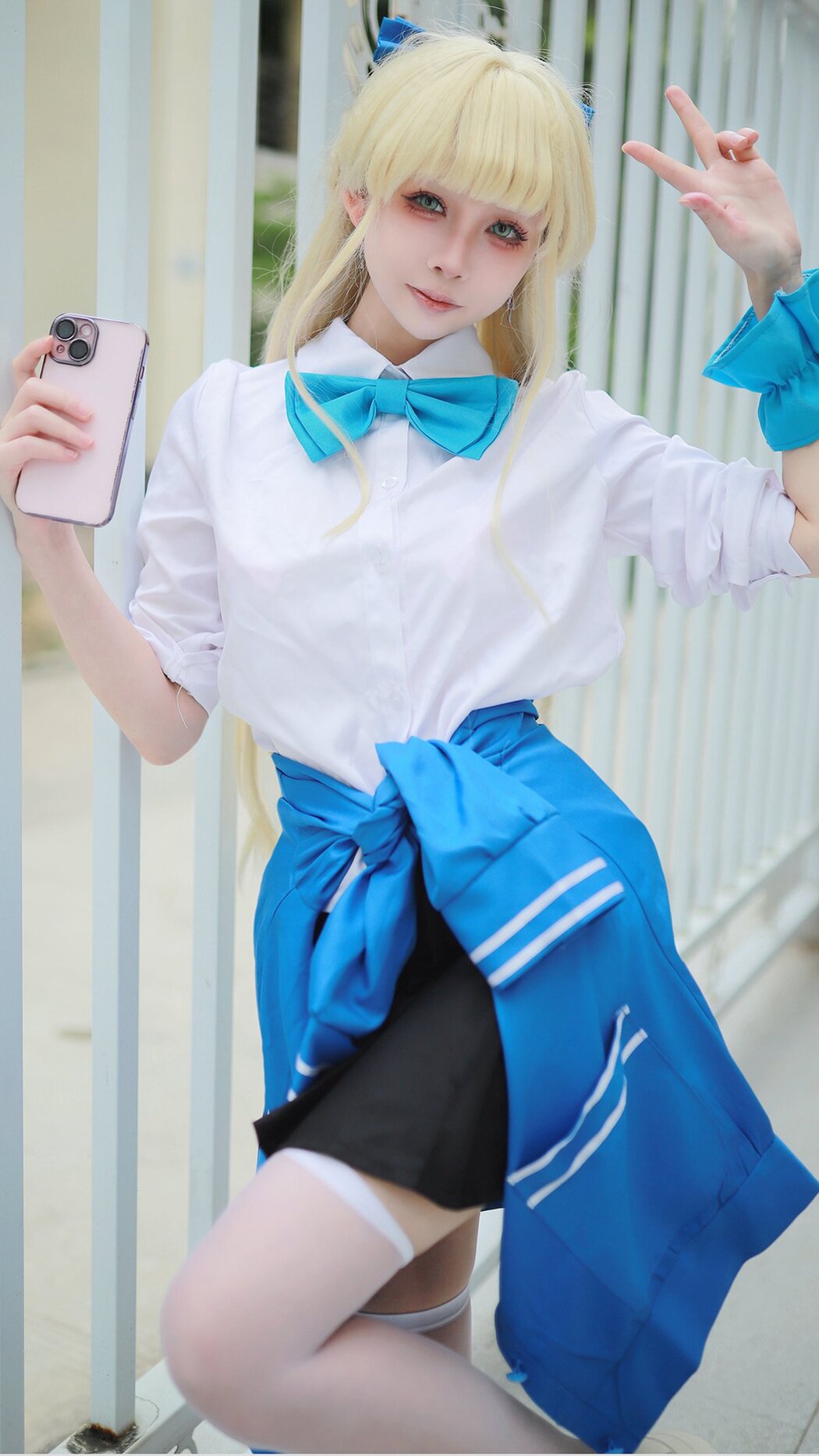Coser@上杉绘梨落 – 蔚蓝档案 飞鸟马时 校服 (47P) Cover Photo