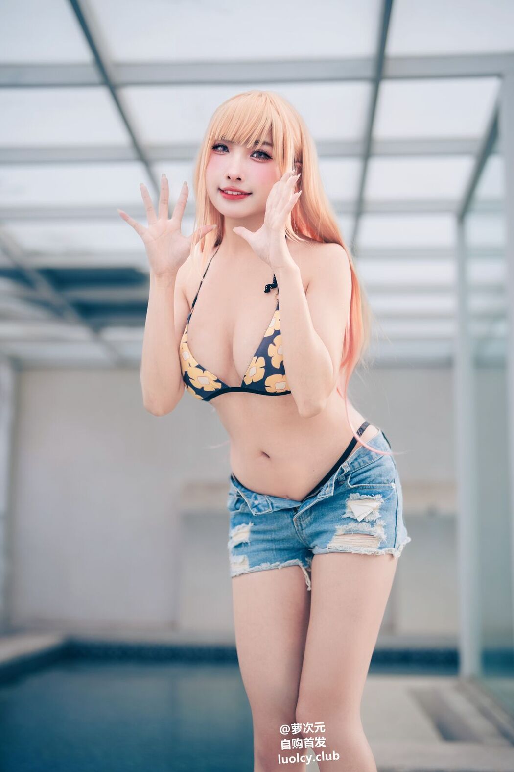 Coser@慕慕Momo &#8211; Marin 海夢 &#8211; Ver.泳裝 (62P &#8211; 3V)