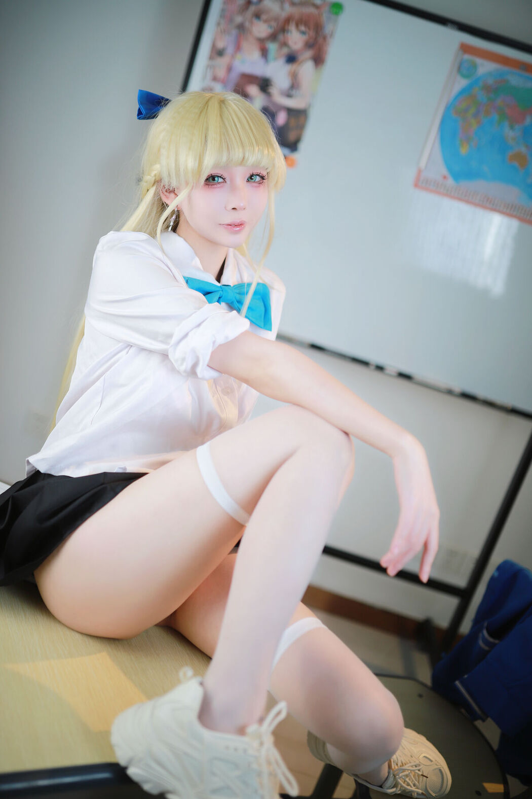 Coser@上杉绘梨落 – 蔚蓝档案 飞鸟马时 校服 (47P)