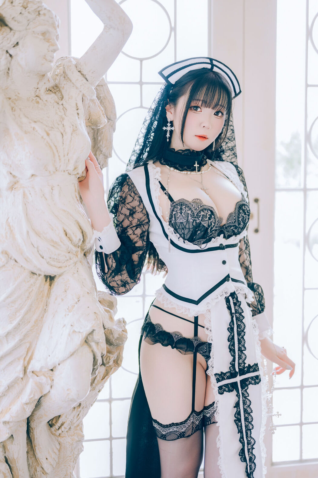 Coser@霜月shimo &#8211; Holy Church Confession Night (81P)