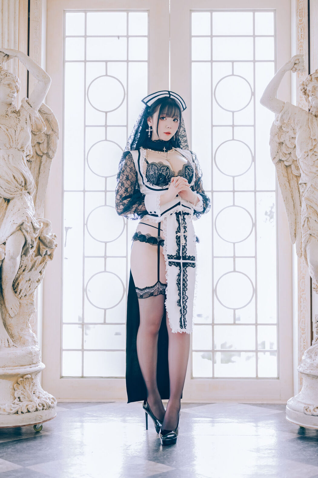 Coser@霜月shimo &#8211; Holy Church Confession Night (81P)