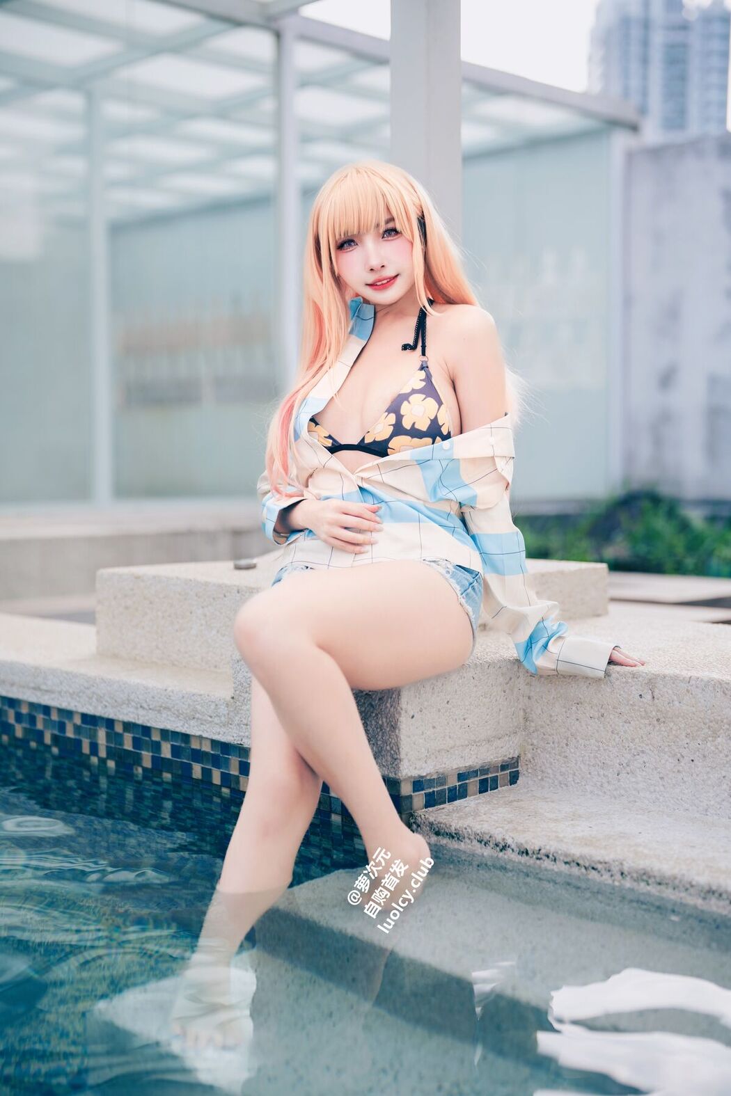 Coser@慕慕Momo &#8211; Marin 海夢 &#8211; Ver.泳裝 (62P &#8211; 3V)