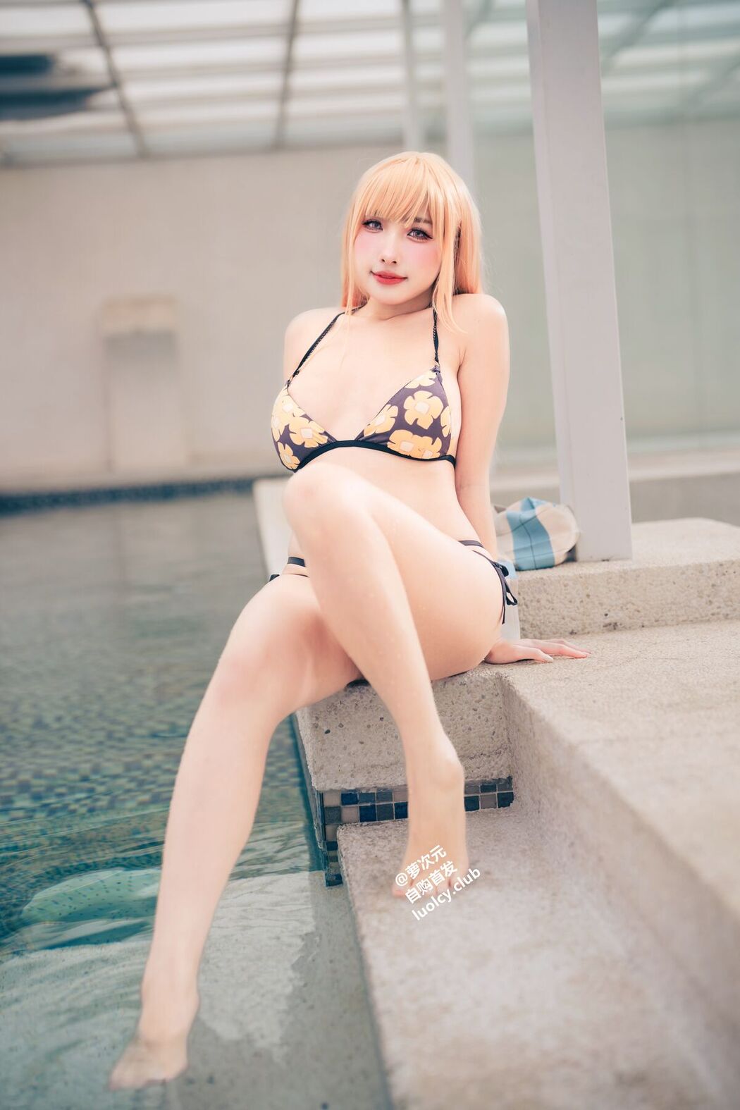 Coser@慕慕Momo &#8211; Marin 海夢 &#8211; Ver.泳裝 (62P &#8211; 3V)
