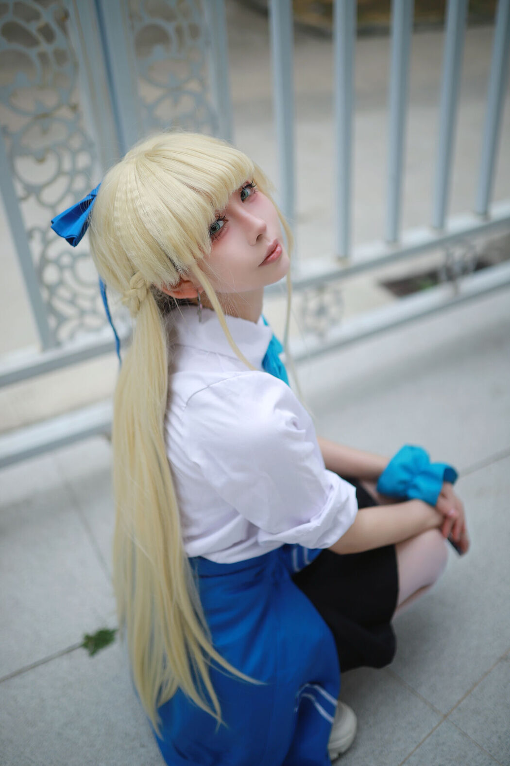 Coser@上杉绘梨落 – 蔚蓝档案 飞鸟马时 校服 (47P)