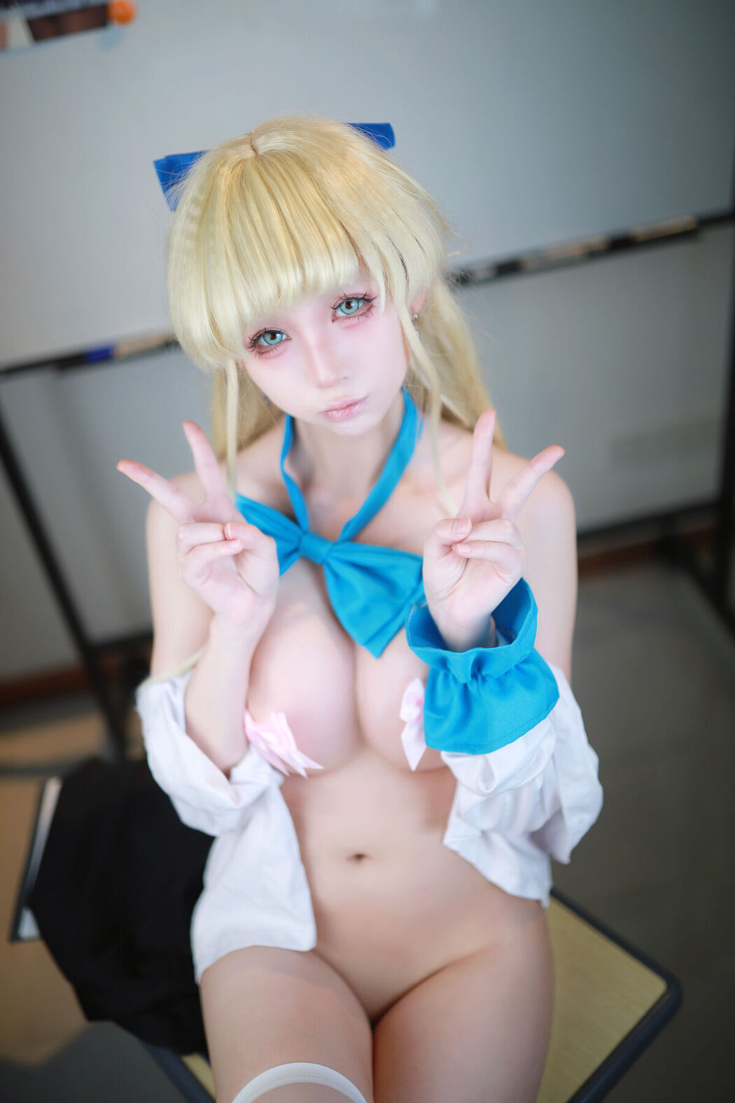 Coser@上杉绘梨落 – 蔚蓝档案 飞鸟马时 校服 (47P)