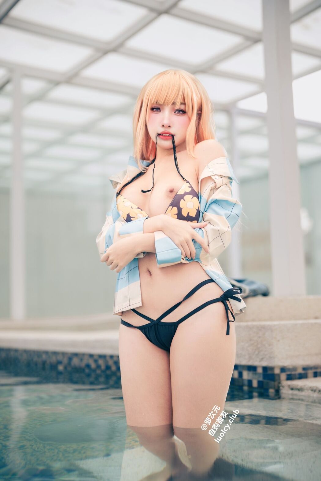 Coser@慕慕Momo &#8211; Marin 海夢 &#8211; Ver.泳裝 (62P &#8211; 3V)