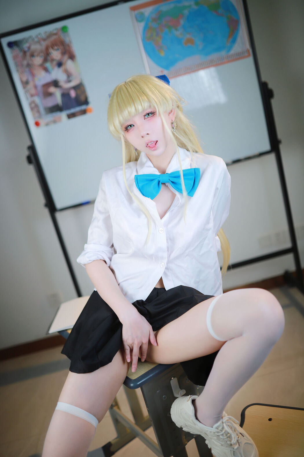 Coser@上杉绘梨落 – 蔚蓝档案 飞鸟马时 校服 (47P)